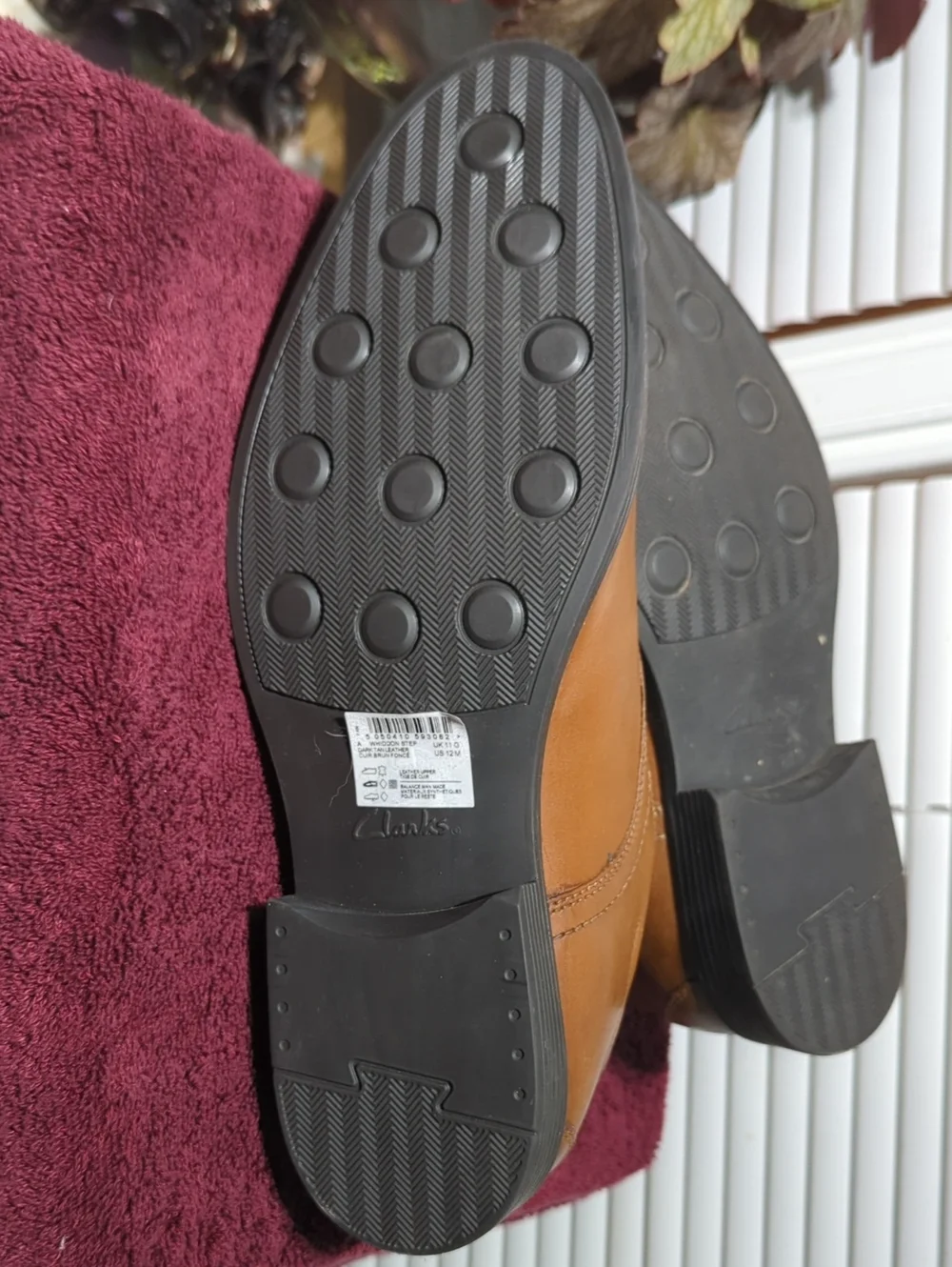 Clark's Men's Slip-On Comfort Dress Shoes, DarkTan Leather  WHIDDON STEP US 12 M